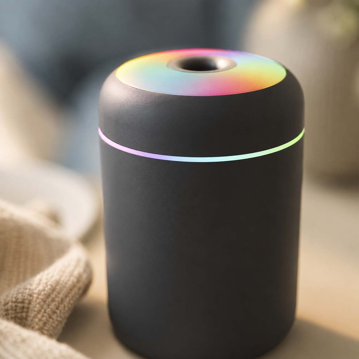 Compact Mini USB Humidifier – Cool Mist & LED Diffuser, Bedroom, Car | Mistelio