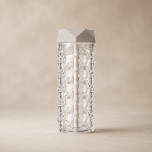 400ml Crystal-Cut Tower Humidifier – Ultrasonic Cool Mist Diffuser with LED Light | Mistelio