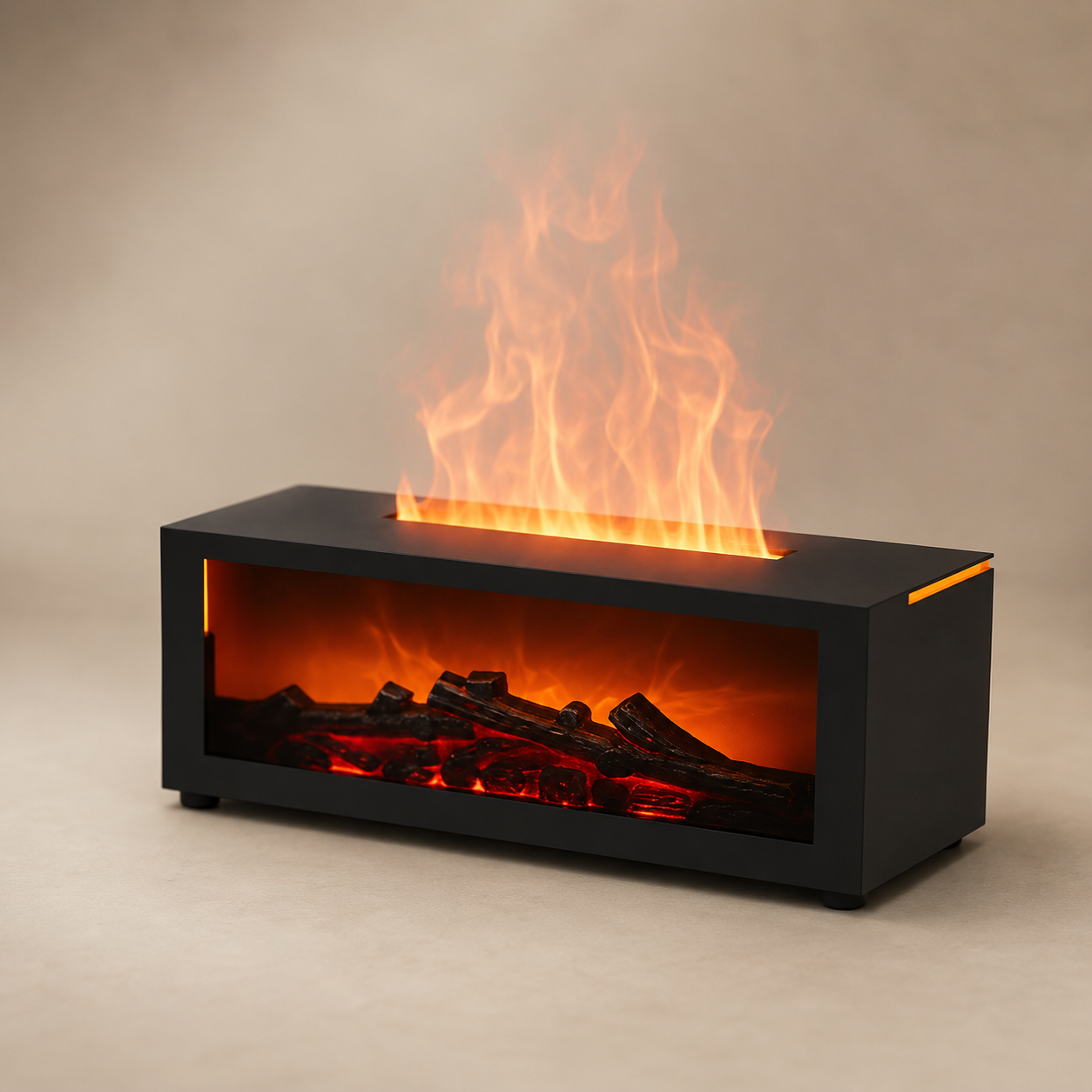 Flame Aroma Diffuser – Fireplace-Style Humidifier with Remote Control | Mistelio