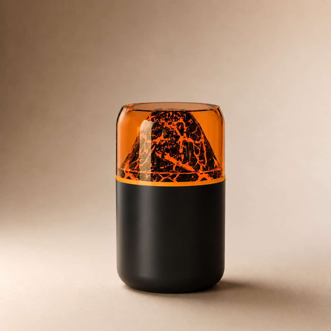 Volcanic Lava Lamp Humidifier – USB Aroma Diffuser with Color Light | Mistelio
