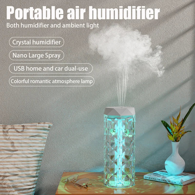 Transform Your Space with the 400ML USB Aroma Diffuser & Air Humidifier - Perfect for Home, Car, and Bedroom!