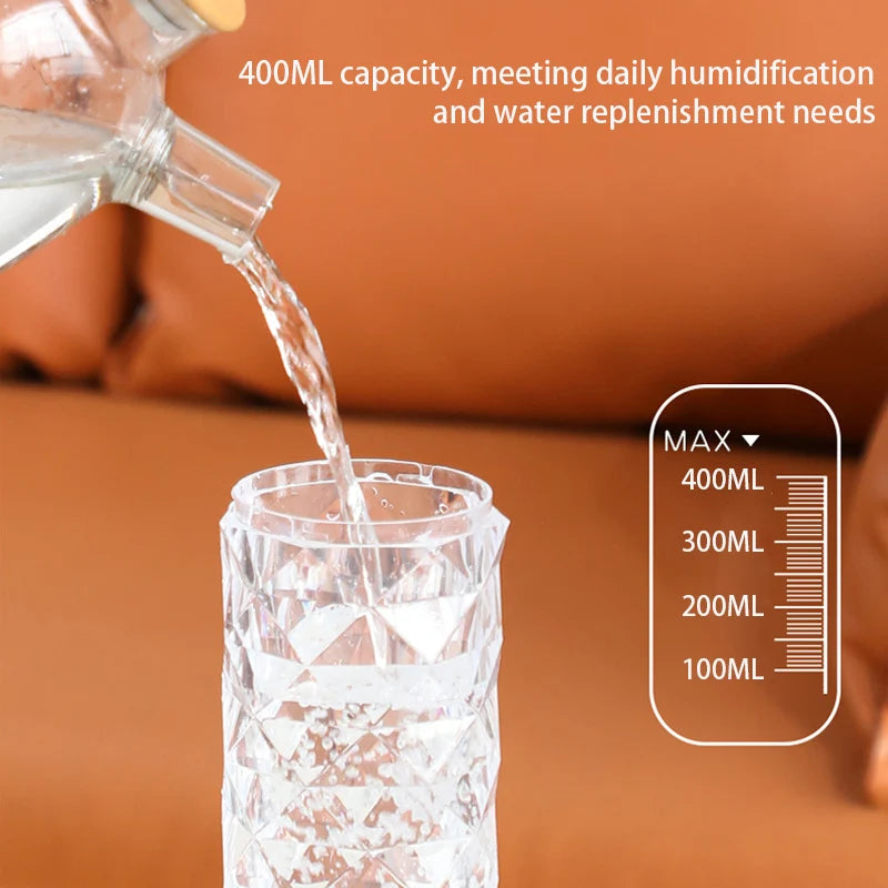 Transform Your Space with the 400ML USB Aroma Diffuser & Air Humidifier - Perfect for Home, Car, and Bedroom!