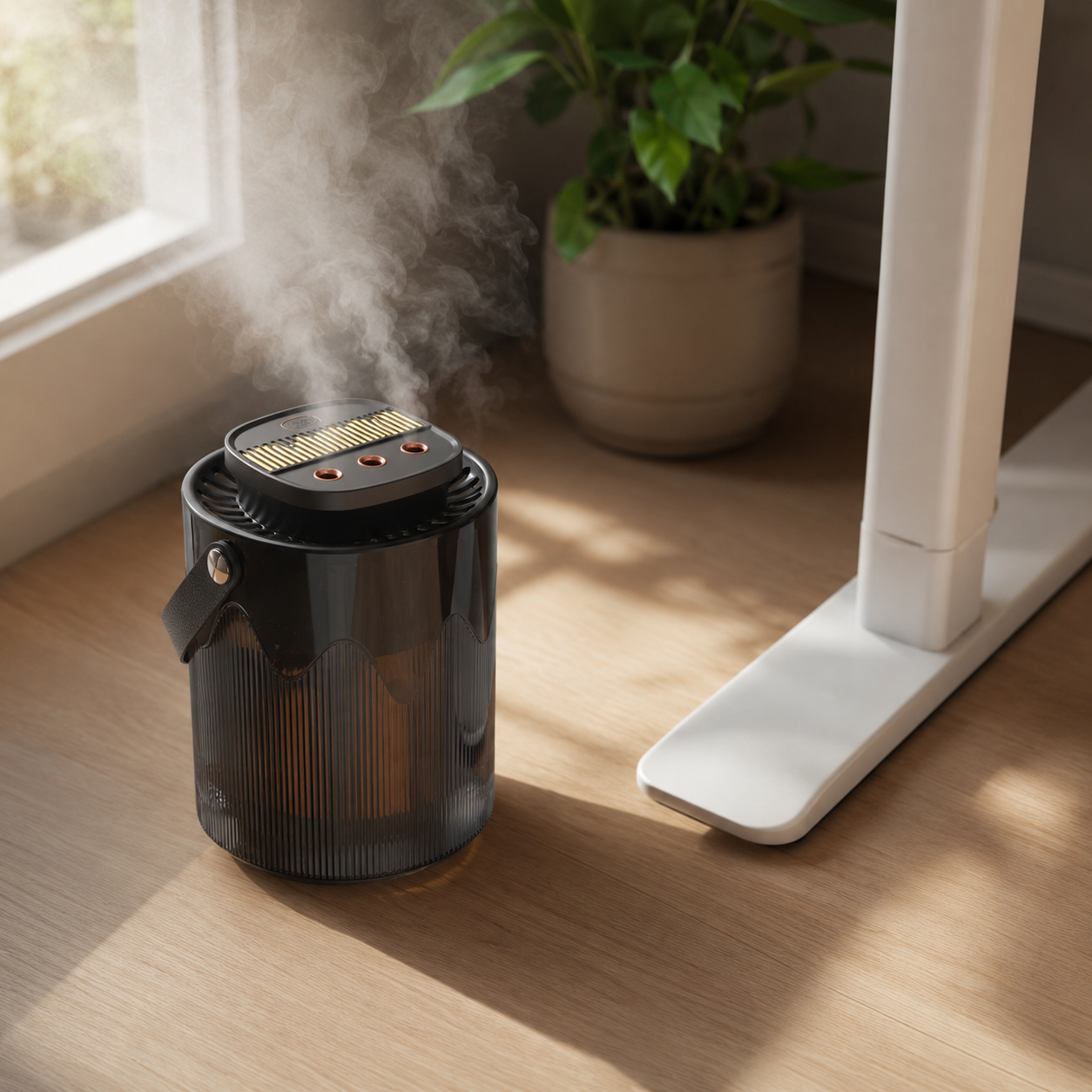 2.6-4L Large Capacity Air Humidifier – Cool Mist Diffuser with 3 Mist Outlets for Home, Office | Mistelio