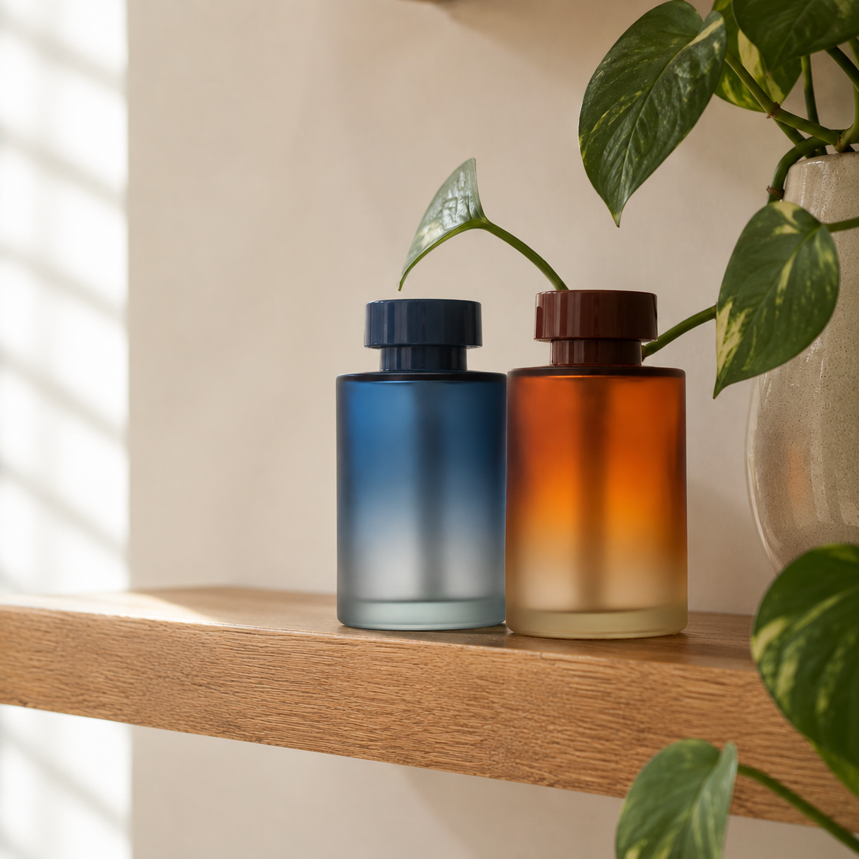 120ml Refillable Glass Diffuser Bottle – Reed Diffuser Container for Home, Bathroom | Mistelio