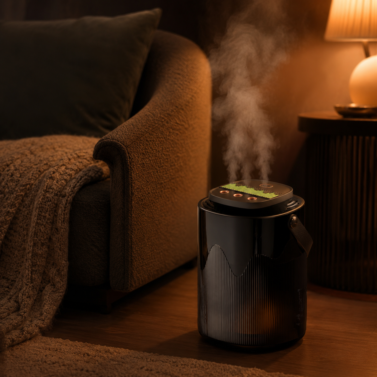 2.6-4L Large Capacity Air Humidifier – Cool Mist Diffuser with 3 Mist Outlets for Home, Office | Mistelio