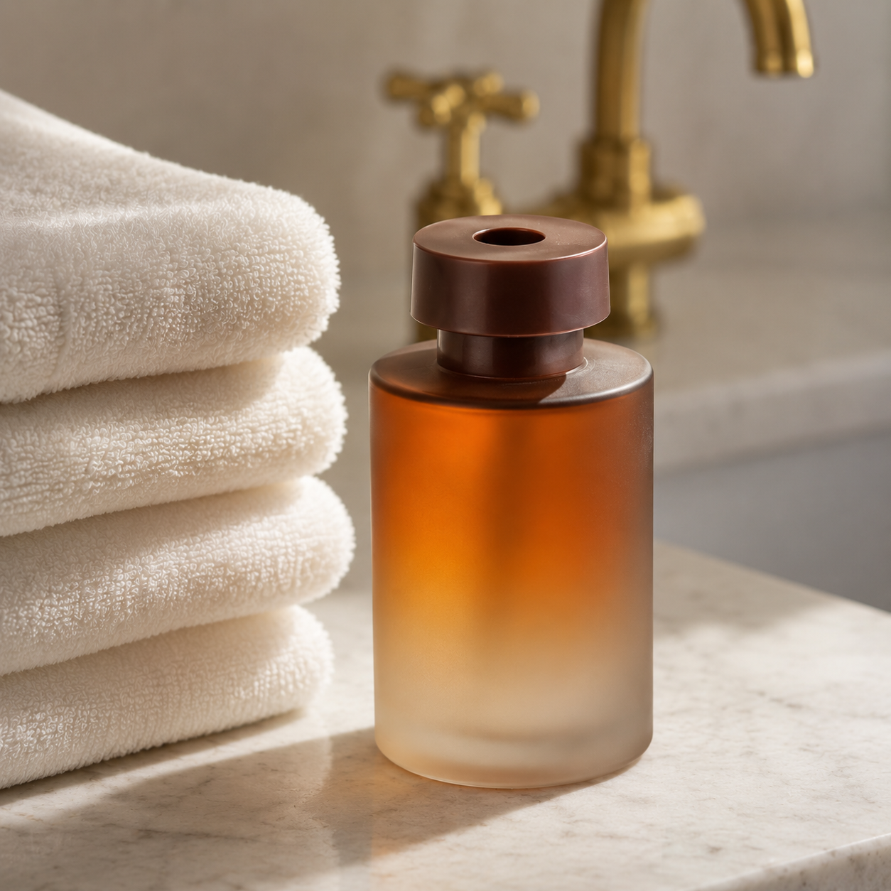 120ml Refillable Glass Diffuser Bottle – Reed Diffuser Container for Home, Bathroom | Mistelio