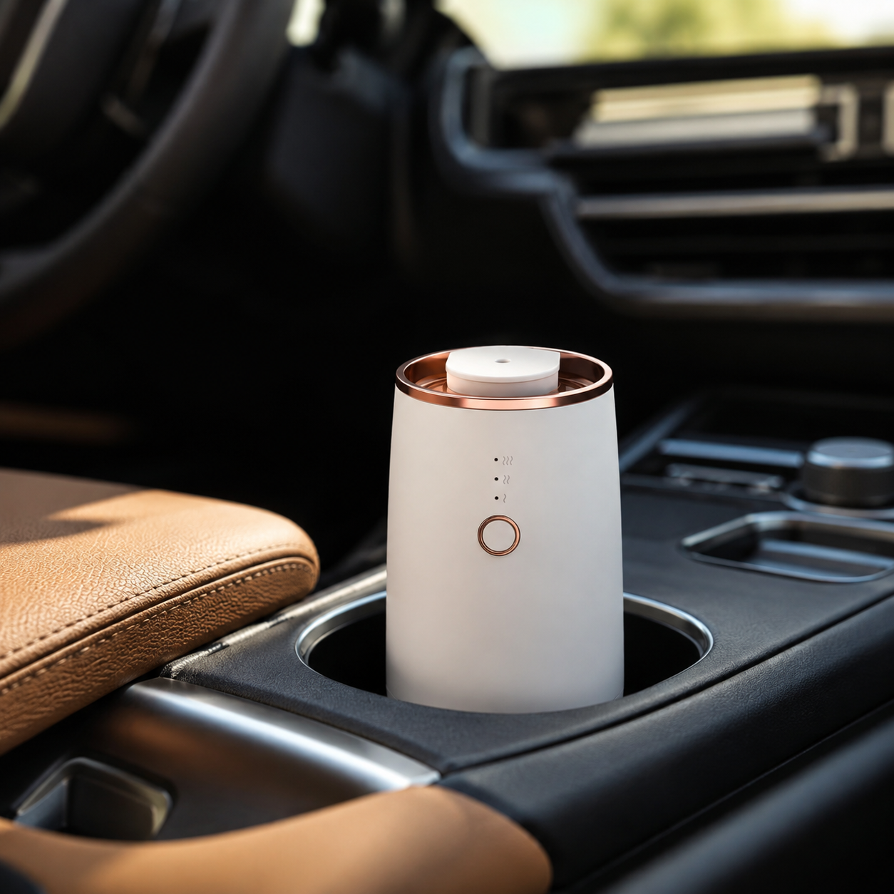 Mini Waterless Car Diffuser – Rechargeable Essential Oil Aromatherapy for Car, Desk | Mistelio