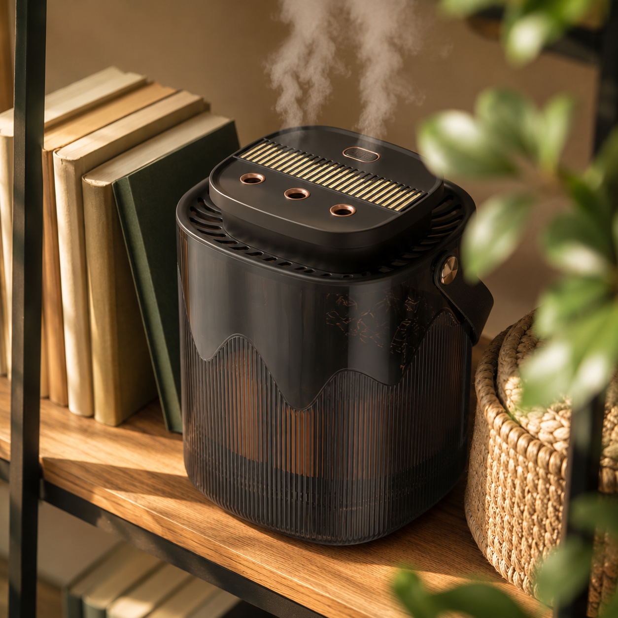 2.6-4L Large Capacity Air Humidifier – Cool Mist Diffuser with 3 Mist Outlets for Home, Office | Mistelio